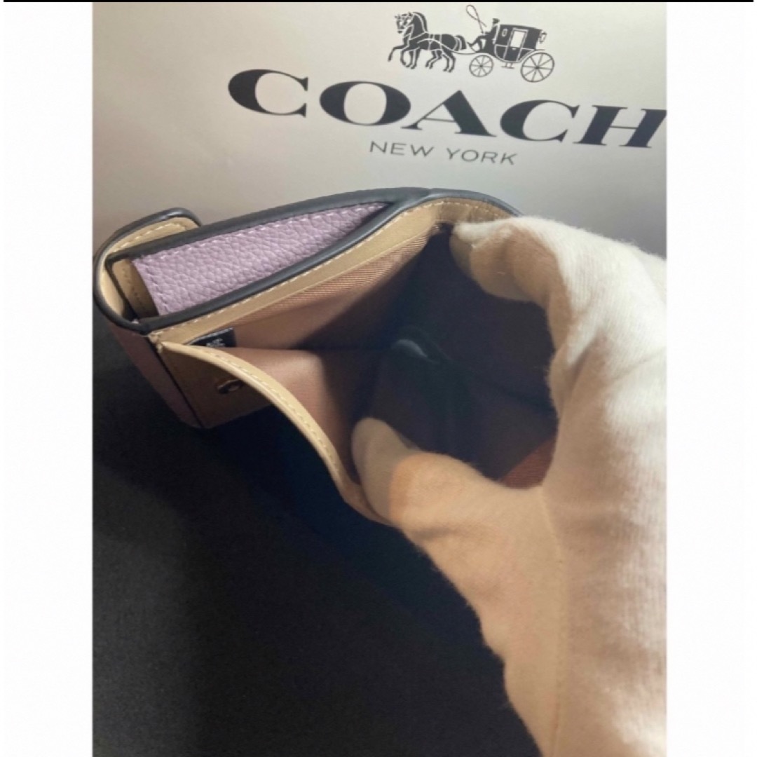 COACH コーチ ペッパー ウォレット カラー ブロック C6950