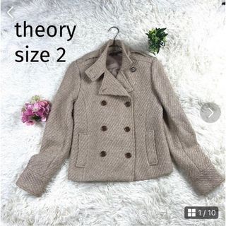 セオリー(theory)の【theory】セオリー（2）ショートコート　Pコート ウール　ショート丈(ピーコート)