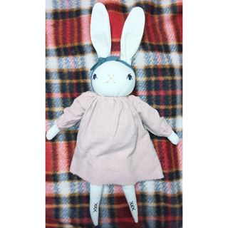 Polka Dot Club Medium Rabbit Cream