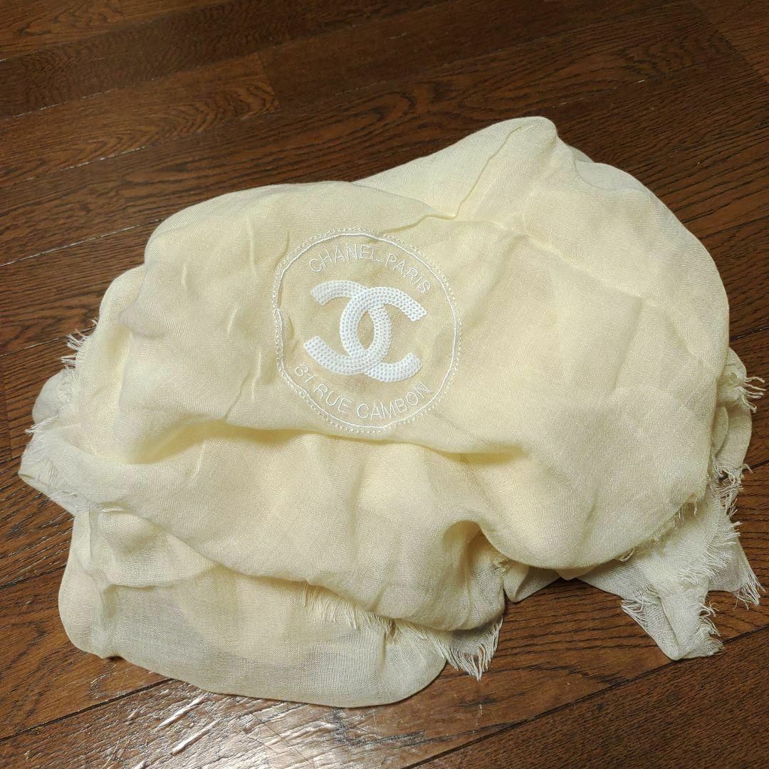 CHANEL(シャネル)の1547超美品　シャネル　ストール　スヌード　超大判　ココマーク　カシミヤ混 レディースのファッション小物(ストール/パシュミナ)の商品写真