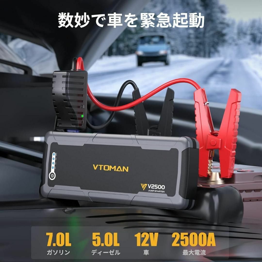 【新品未開封】ジャンプスターター エンジンスターター 20000mAh