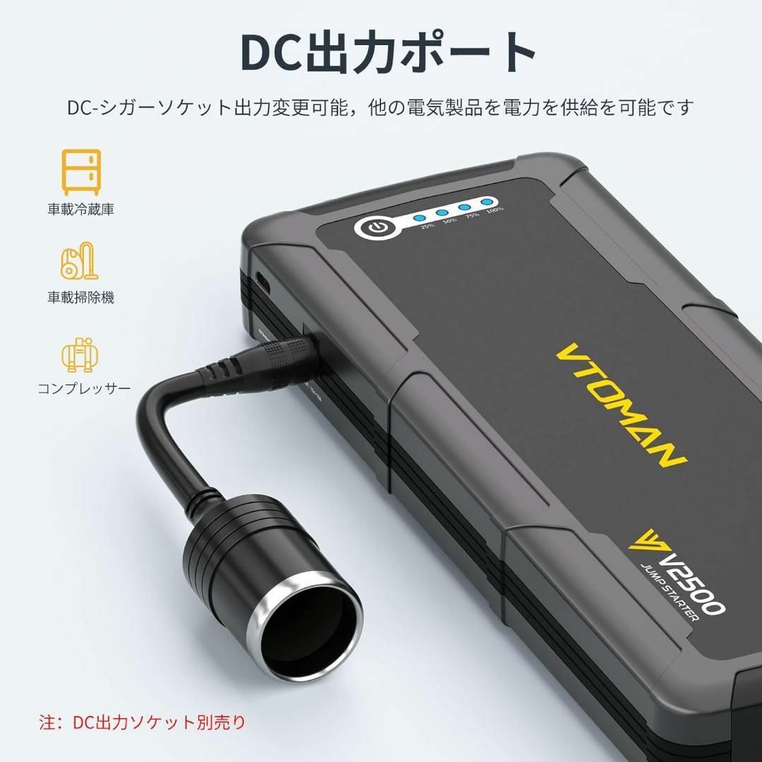 【新品未開封】ジャンプスターター エンジンスターター 20000mAh