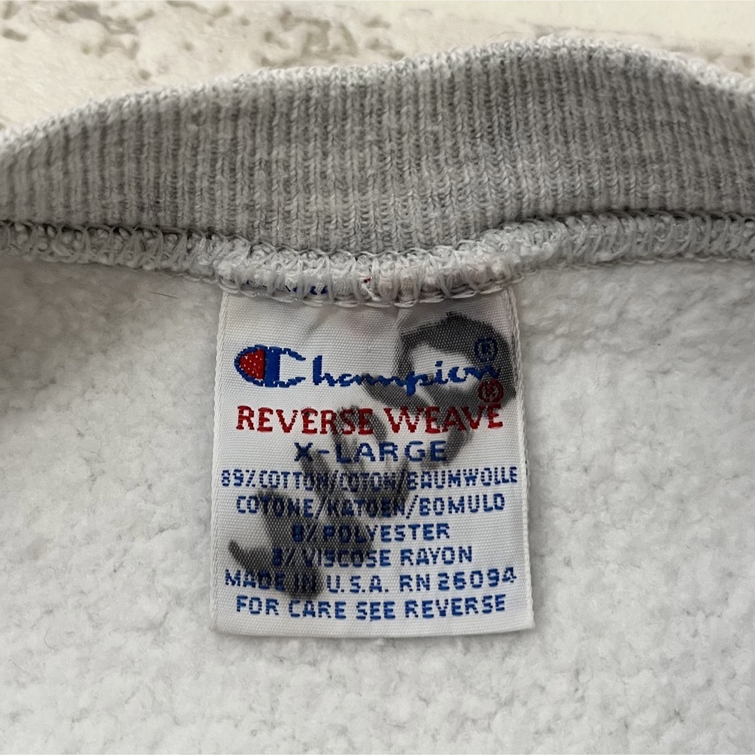 champion リバースウィーブ made in USA刺繍タグ サイズXL - スウェット