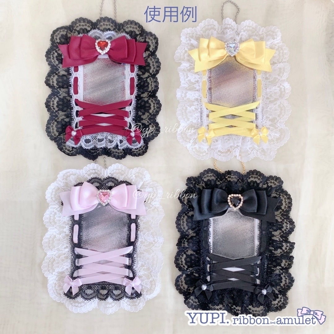 《CB8-11-YE》B8 硬質ケースデコ トレカケース チェキ 韓国 黄色 白