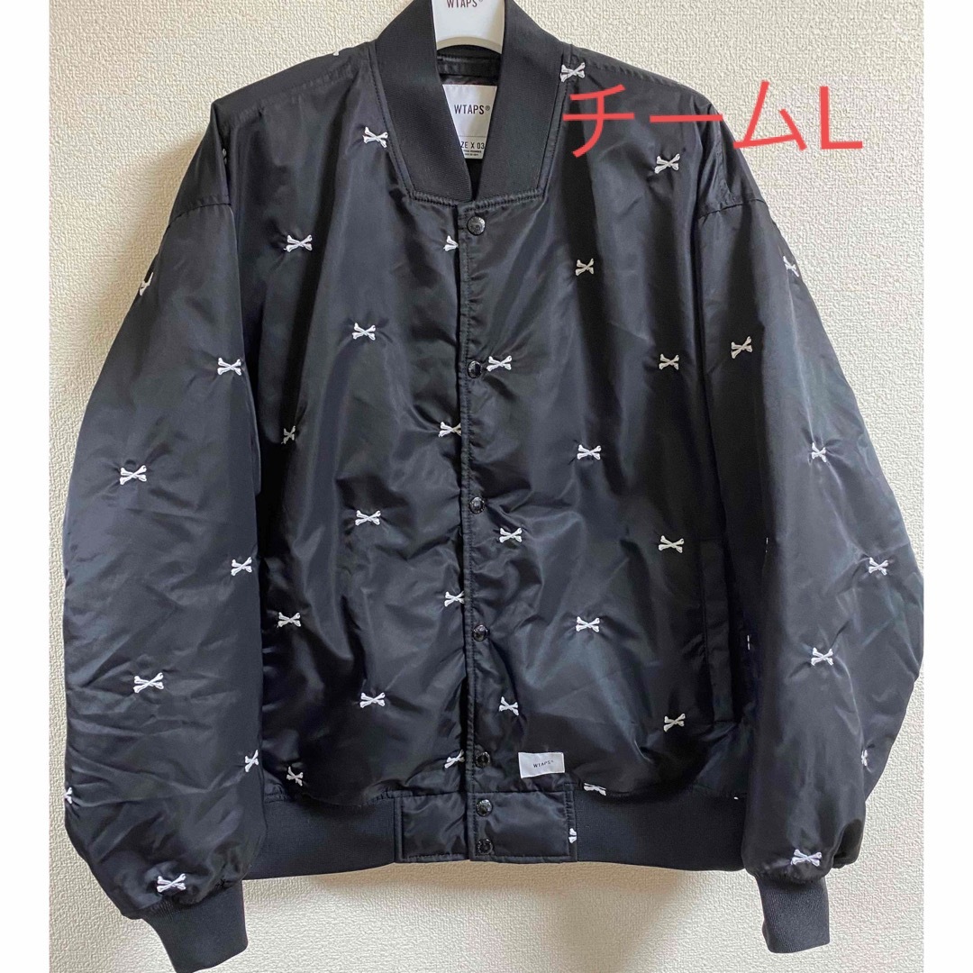 22SSダブルタップス wtaps TEAM / JACKET  BLACK Lメンズ