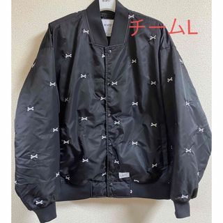 ダブルタップス(W)taps)の22SSダブルタップス wtaps TEAM / JACKET  BLACK L(ナイロンジャケット)