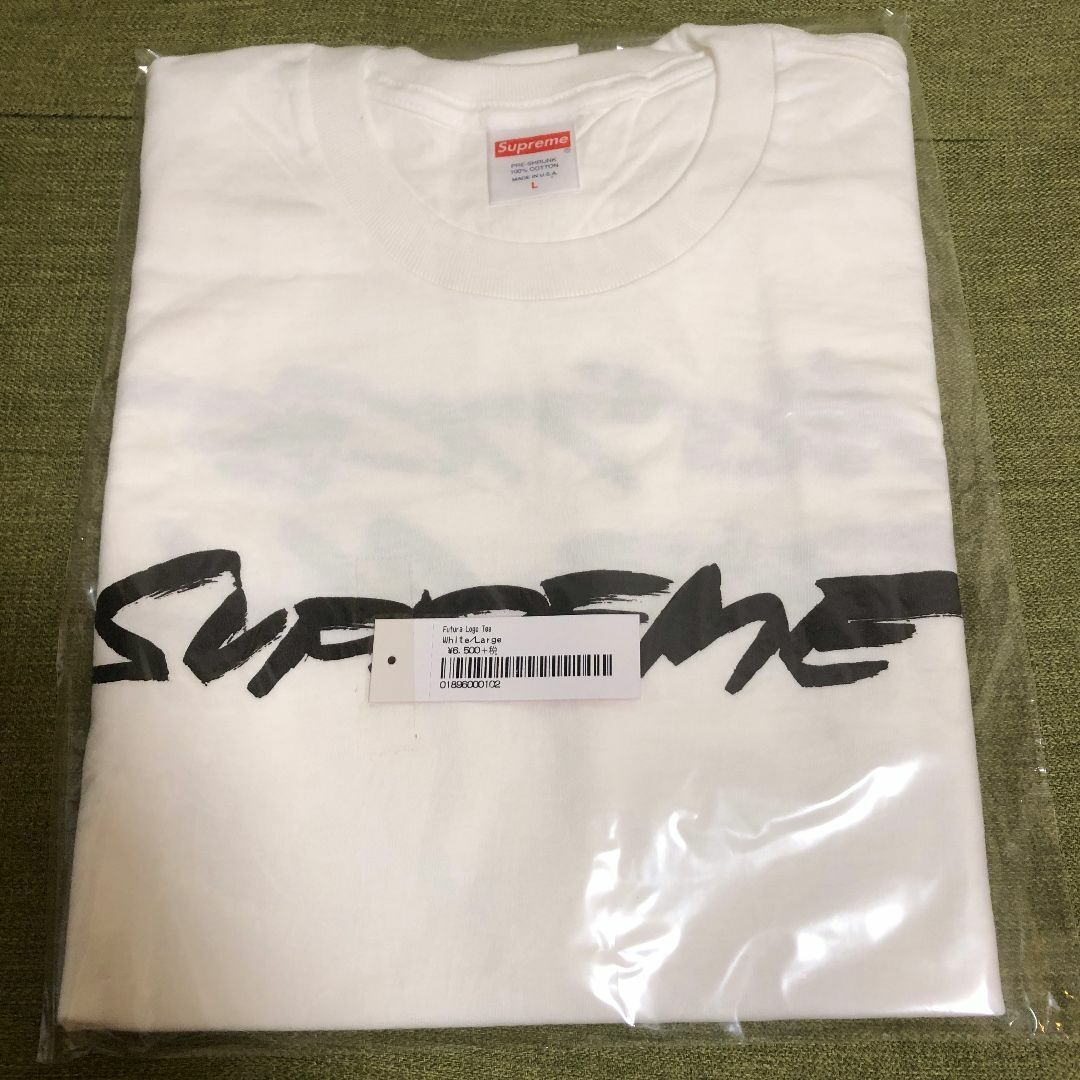 Supreme Futura Logo Tee Black Large - Tシャツ/カットソー(半袖/袖なし)