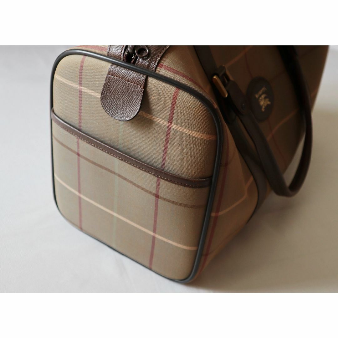 BURBERRY(バーバリー)のBurberrys バーバリーズ　玉虫色 チェック柄 ミニボストンバッグ レディースのバッグ(ボストンバッグ)の商品写真