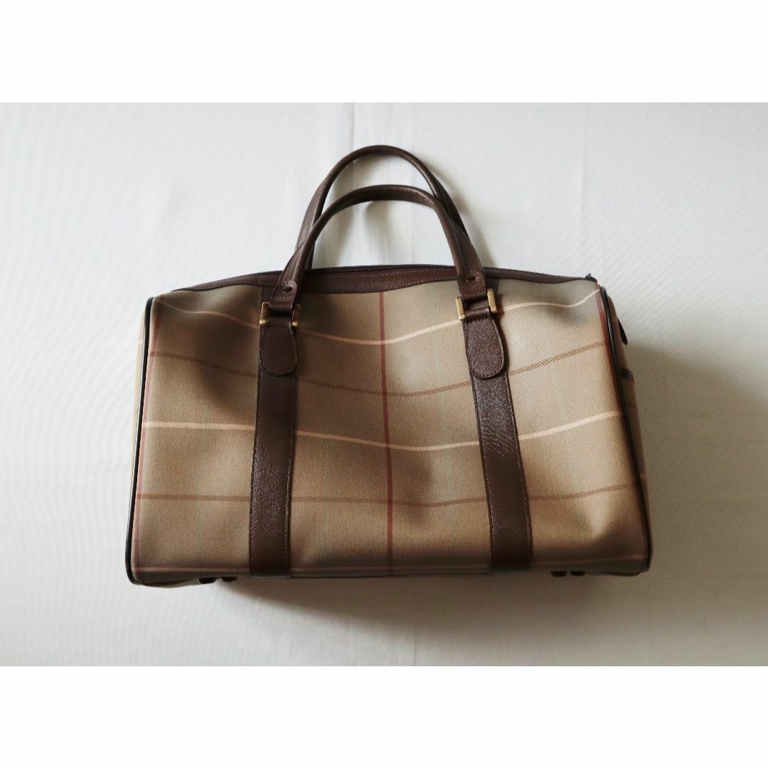 BURBERRY(バーバリー)のBurberrys バーバリーズ　玉虫色 チェック柄 ミニボストンバッグ レディースのバッグ(ボストンバッグ)の商品写真