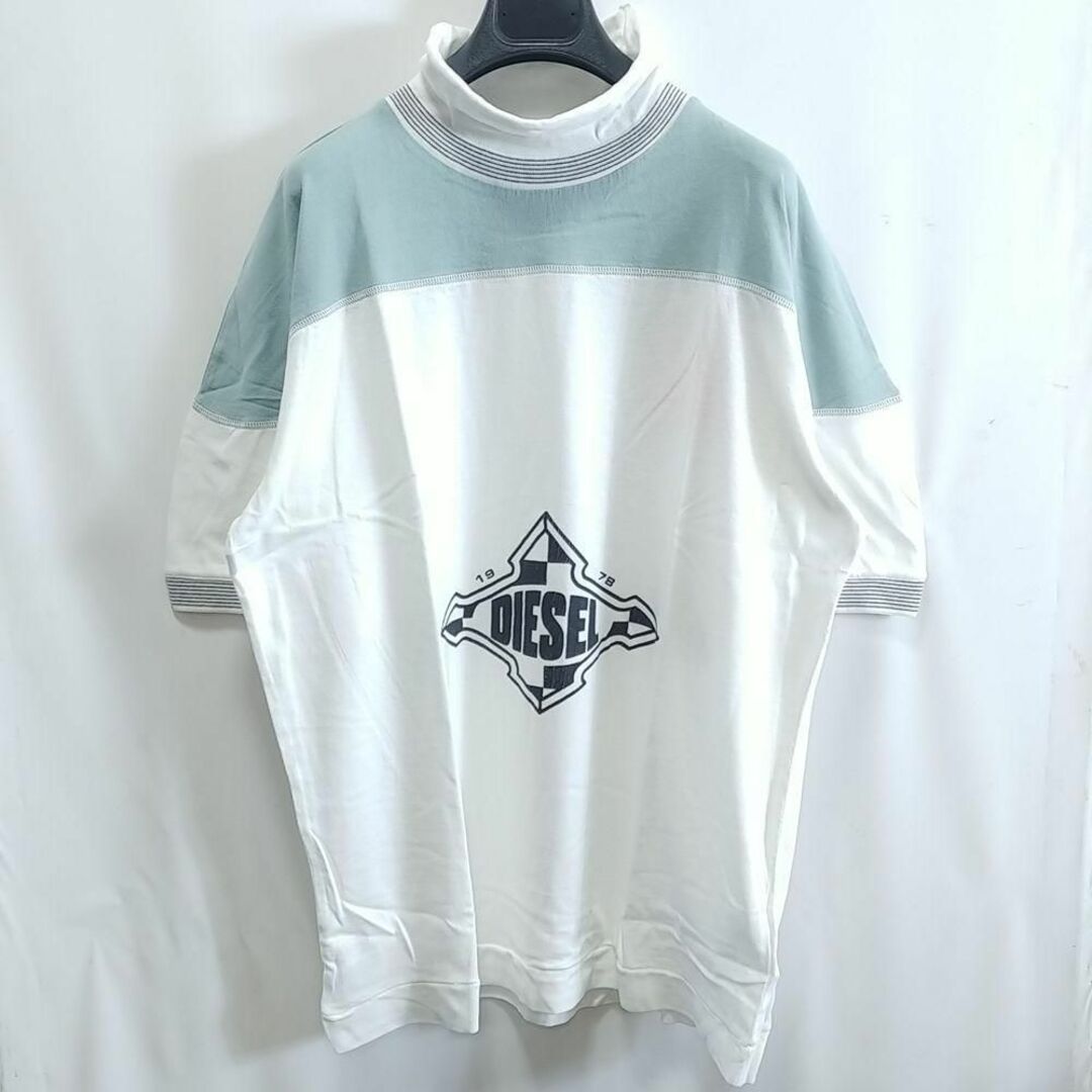 新品 M DIESEL ブランド ロゴ Tシャツ カットソー 白 D4