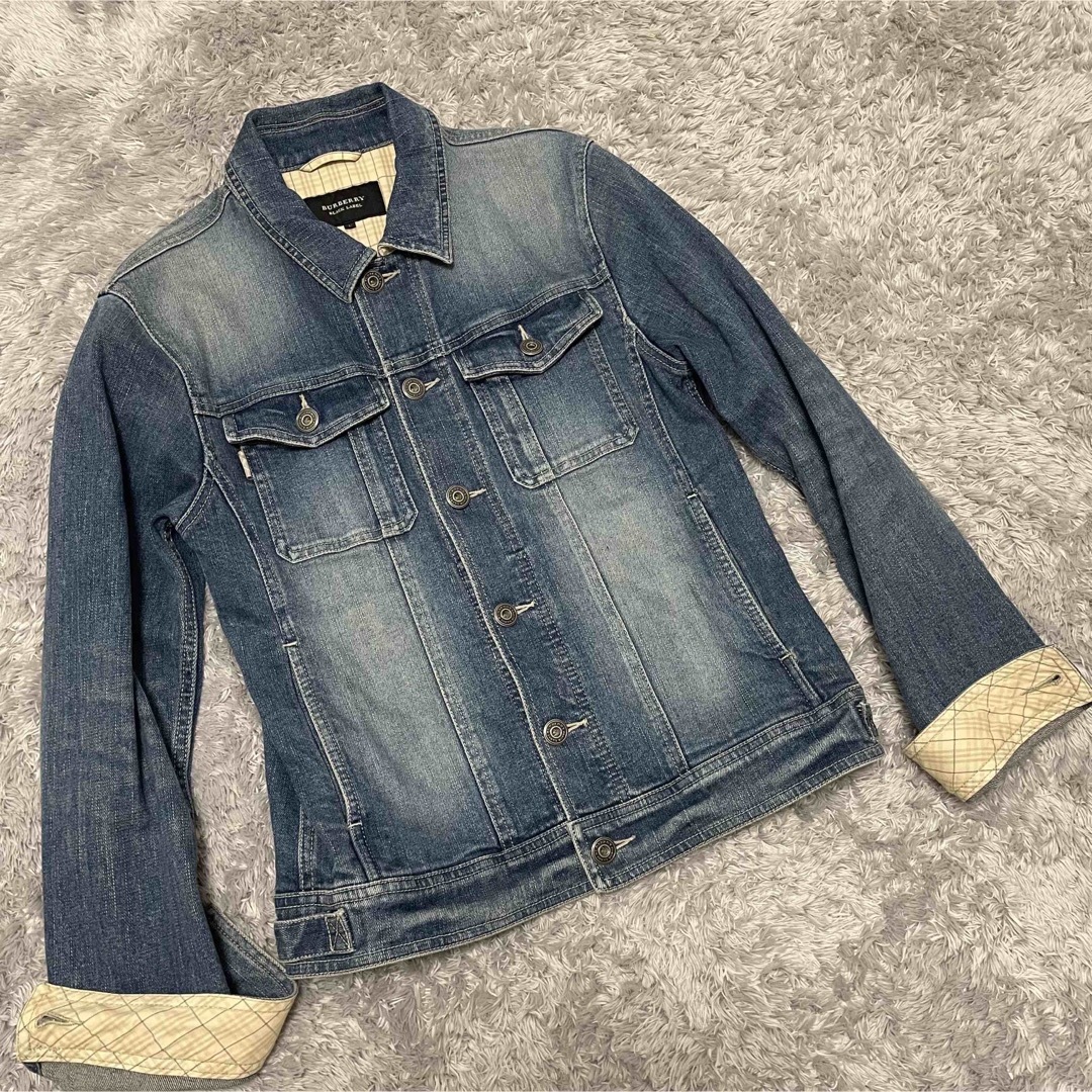 BURBERRY BLACK LABEL - BURBERRY デニムジャケット Gジャン ノヴァ