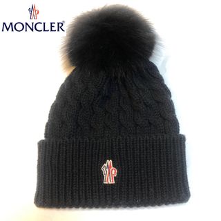 モンクレール(MONCLER)の【全国送料無料】MONCLER モンクレール ロゴニットキャップ(ニット帽/ビーニー)