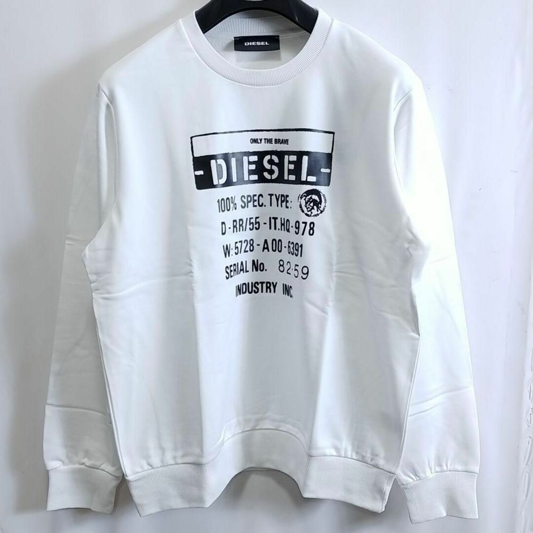 新品 ディーゼル DIESEL スウエット Mサイズ トレーナー 黒 ROB