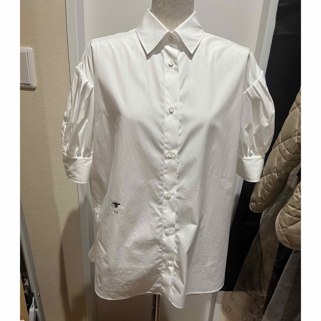 dior ディオール シャツ ブラウス パフスリーブ 34 - シャツ/ブラウス