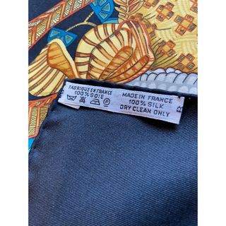 Hermes - 極美品エルメスカレ90❤️スカーフ 脱帽 ブラック×マルチ