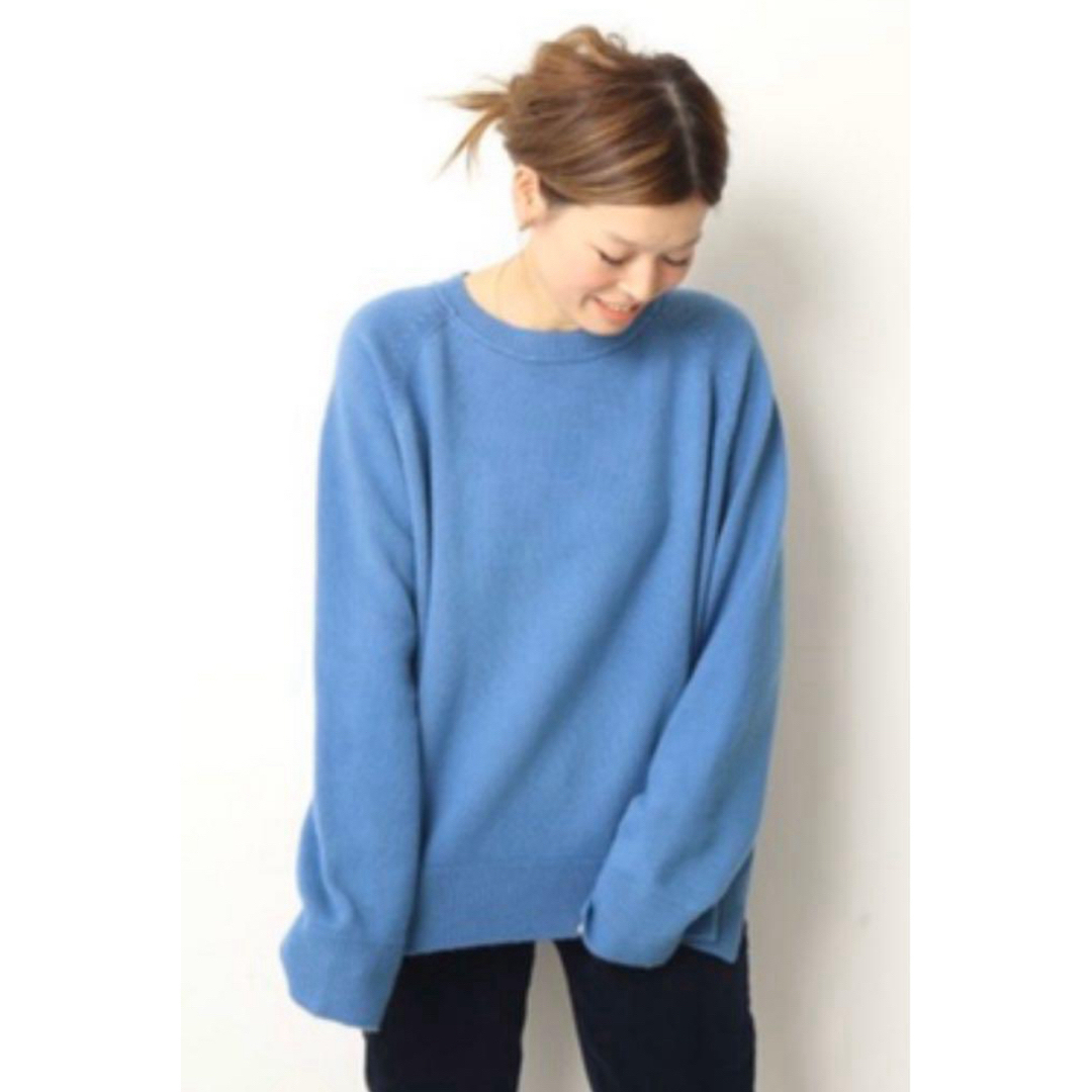ドゥーズィエムクラス カシミヤ100 CASHMERE7 クルーネック