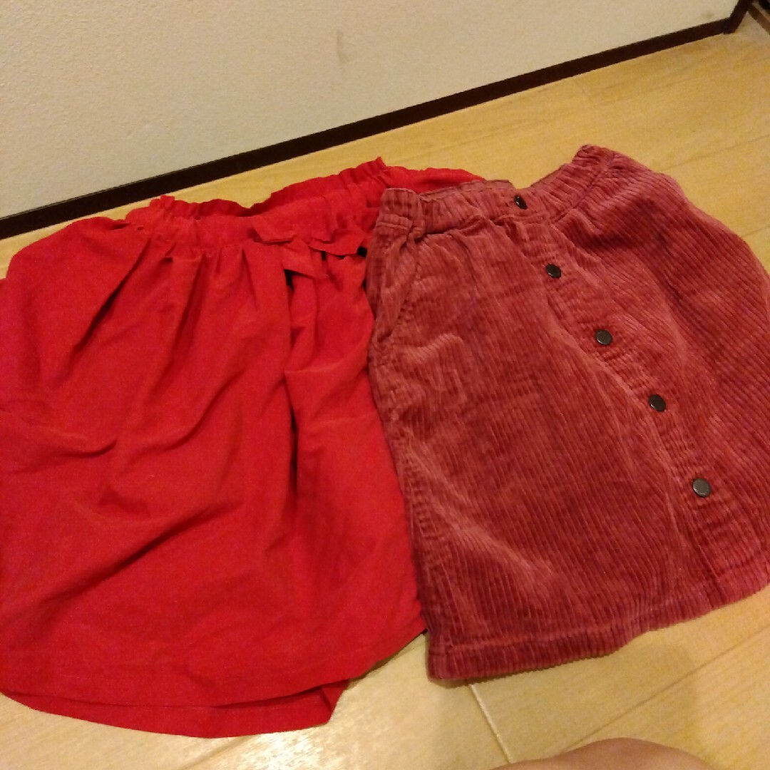 3can4on(サンカンシオン)のスカート2枚セット　140 キッズ/ベビー/マタニティのキッズ服女の子用(90cm~)(スカート)の商品写真