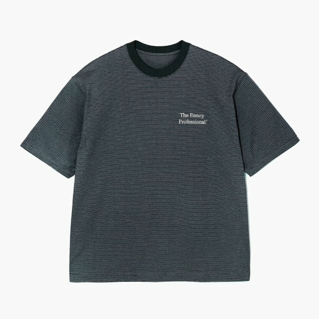 1LDK SELECT(ワンエルディーケーセレクト)のennoy Border T-Shirt BLACK XL メンズのトップス(Tシャツ/カットソー(半袖/袖なし))の商品写真