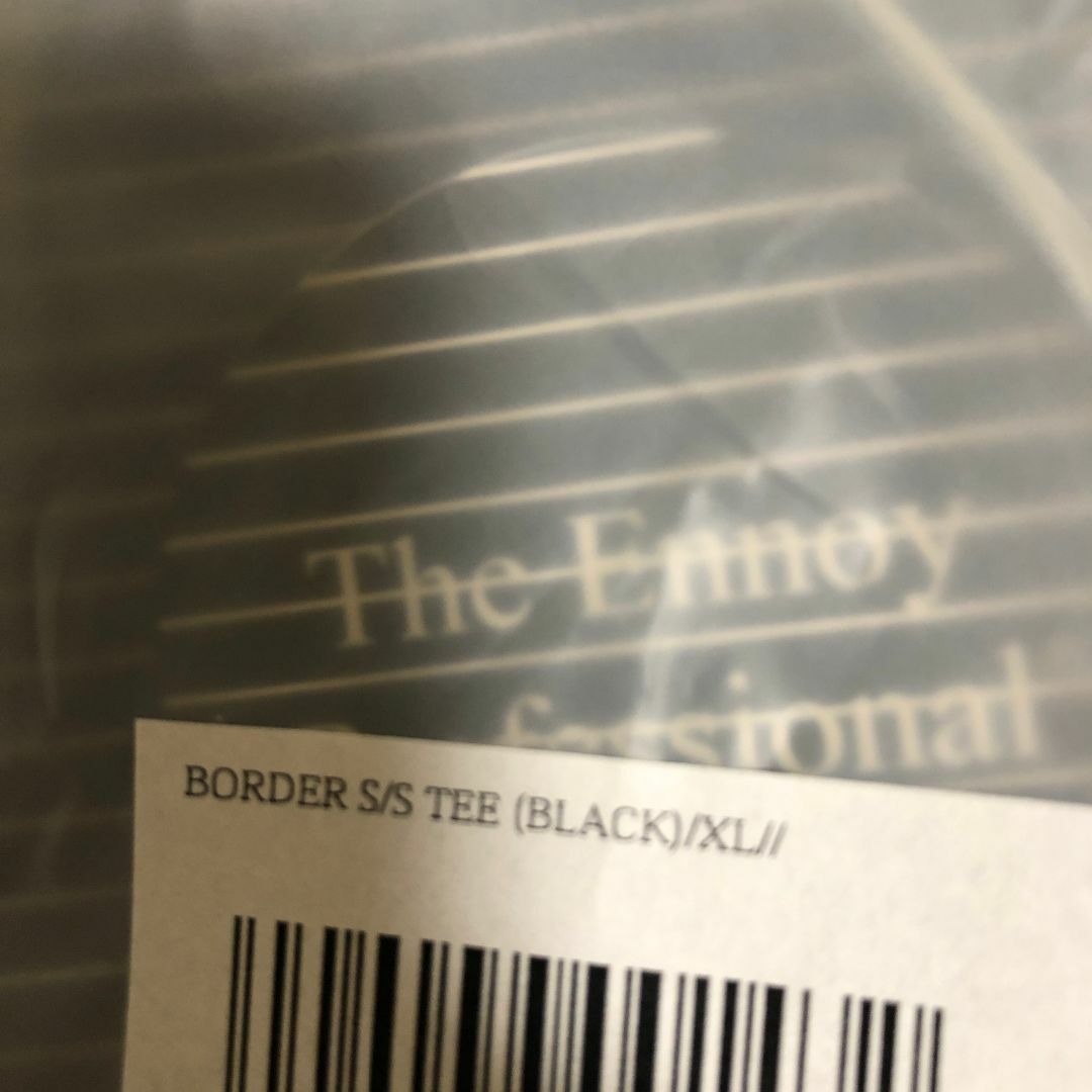 ennoy Border T-Shirt BLACK XL 4