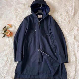 Acne Studios   MELT COAT ロング コート ネイビー