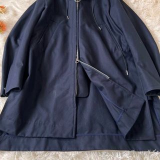 Acne Studios   MELT COAT ロング コート ネイビー