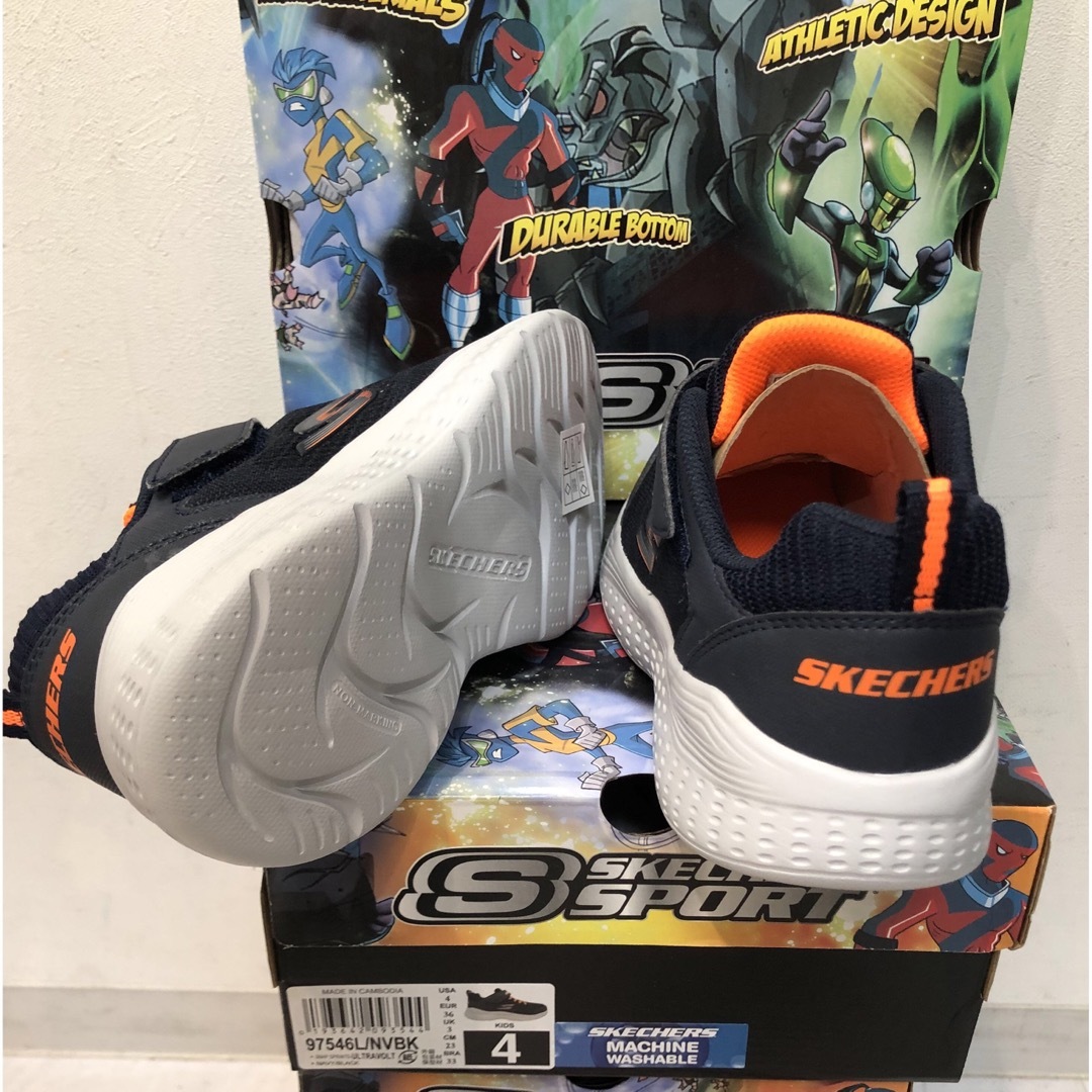 SKECHERS(スケッチャーズ)のスケッチャーズ /キッズ /スプリント スニーカー /ベルクロ 17.0 キッズ/ベビー/マタニティのキッズ靴/シューズ(15cm~)(スニーカー)の商品写真