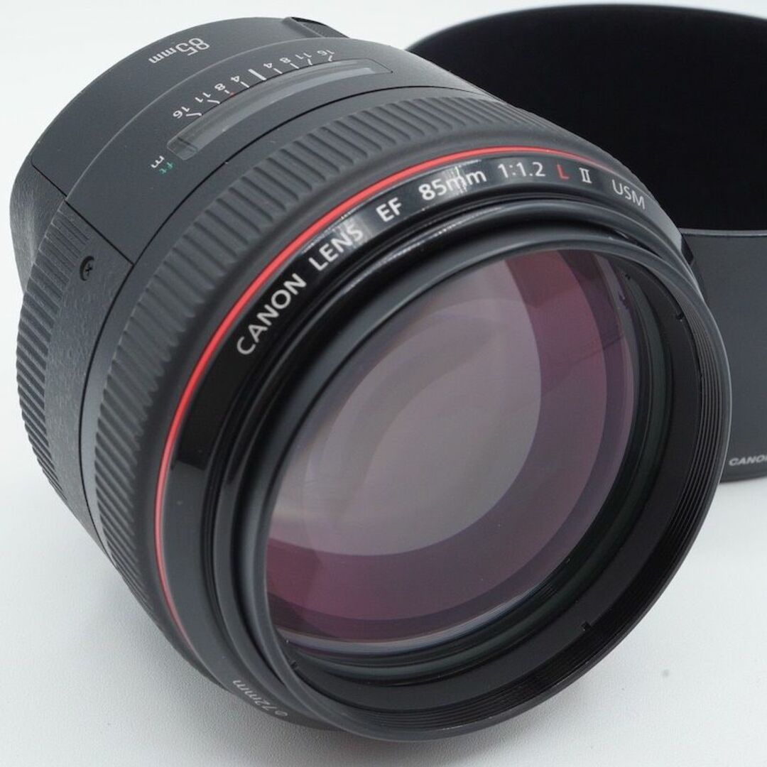 CANON EF 85mm F1.2 L USM フード付き 完動美品