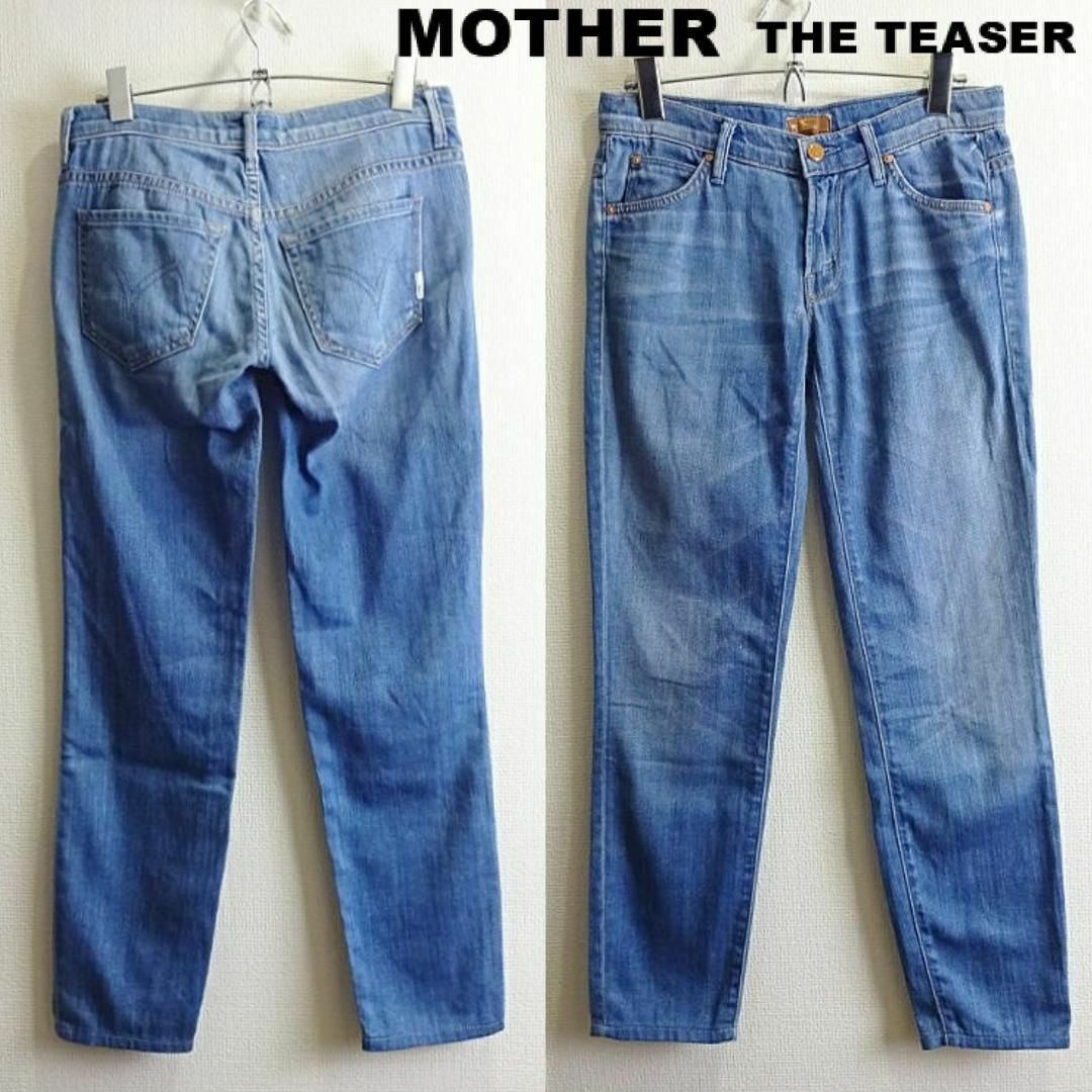 MOTHER　TEASER　W72cm　ボーイフレンドスキニーデニム　ストレッチ