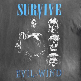 READYMADE - SAINT MICHAEL LS TEE/SURVIVE/BLACK XLの