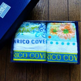 エンリココベリ(ENRICO COVERI)のハンドタオル（ウォッシュタオル）2枚セット(タオル/バス用品)