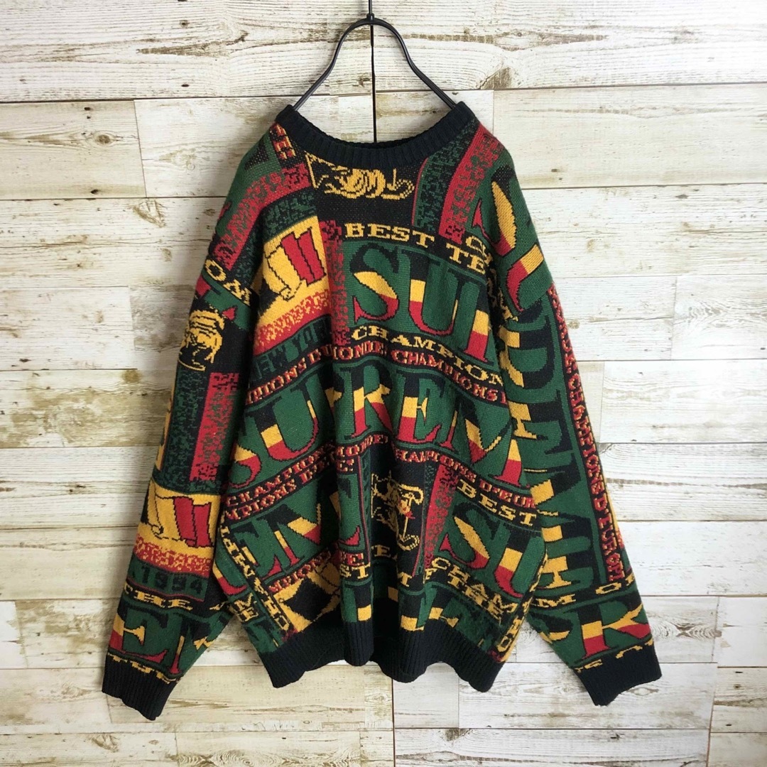 Supreme - 即完売 Supreme シュプリーム ニット セーター 総柄 Supreme - 即完売 Supreme シュプリーム ニット セーター 総柄