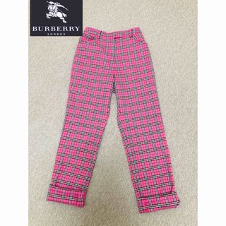 バーバリー(BURBERRY)の☆Burberry☆ ピンク　ノバチェック　キッズパンツ　140cm(パンツ/スパッツ)