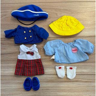 パイロット(PILOT)のメルちゃん　きせかえセット　幼稚園服　つうえん服　黄帽　くつ下　園帽(ぬいぐるみ/人形)