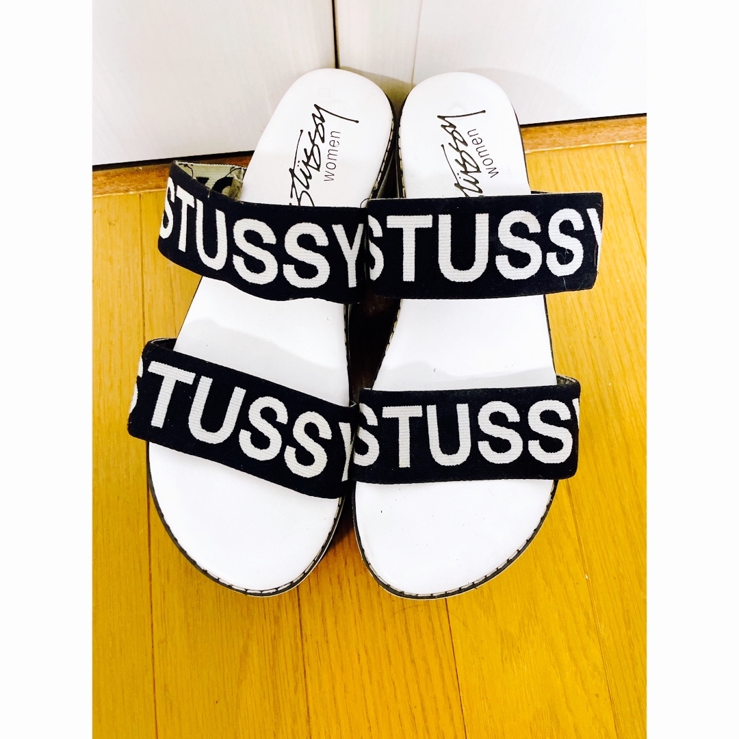 STUSSY 厚底サンダル