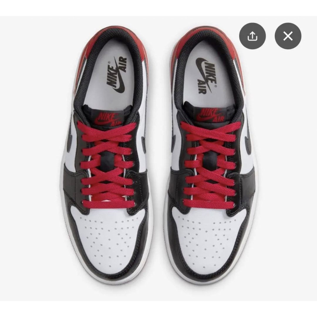 Jordan Brand（NIKE）(ジョーダン)のNike Air Jordan 1 Retro Low OG Black Toe メンズの靴/シューズ(スニーカー)の商品写真