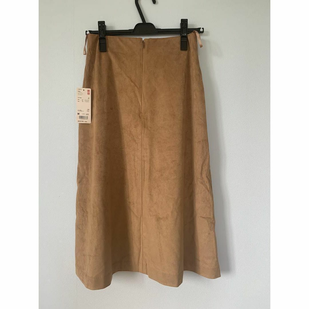 UNIQLO(ユニクロ)の0014　UNIQLO　ユニクロ　フレアスカート　スカート　ハイウエスト 茶色 レディースのスカート(その他)の商品写真