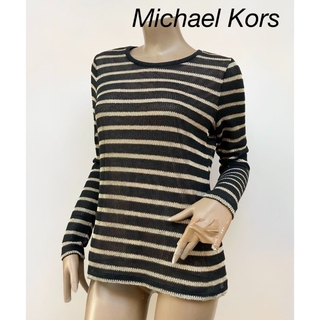 マイケルコース(Michael Kors)の一回使用 import LA直輸入 Michael Korsのボーダーニット(ニット/セーター)