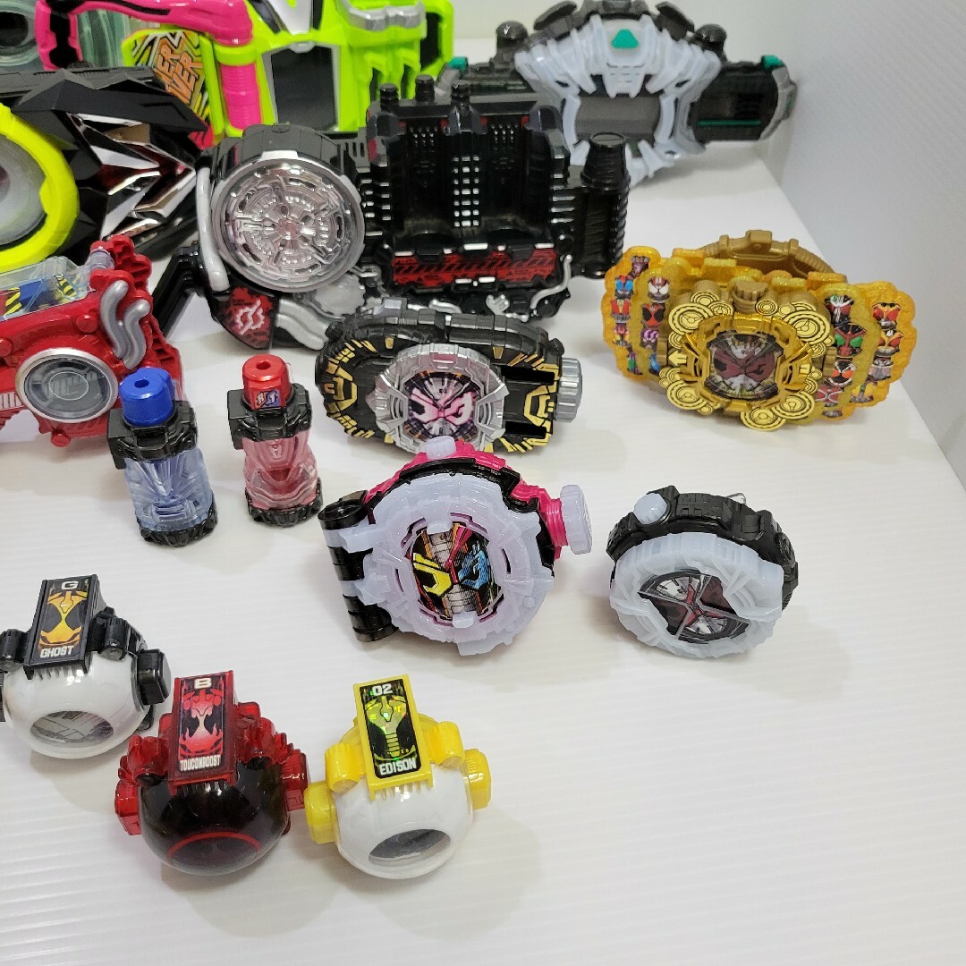 仮面ライダーゴースト、ビルド、ジオウ、ゼロワン　なりきりセット