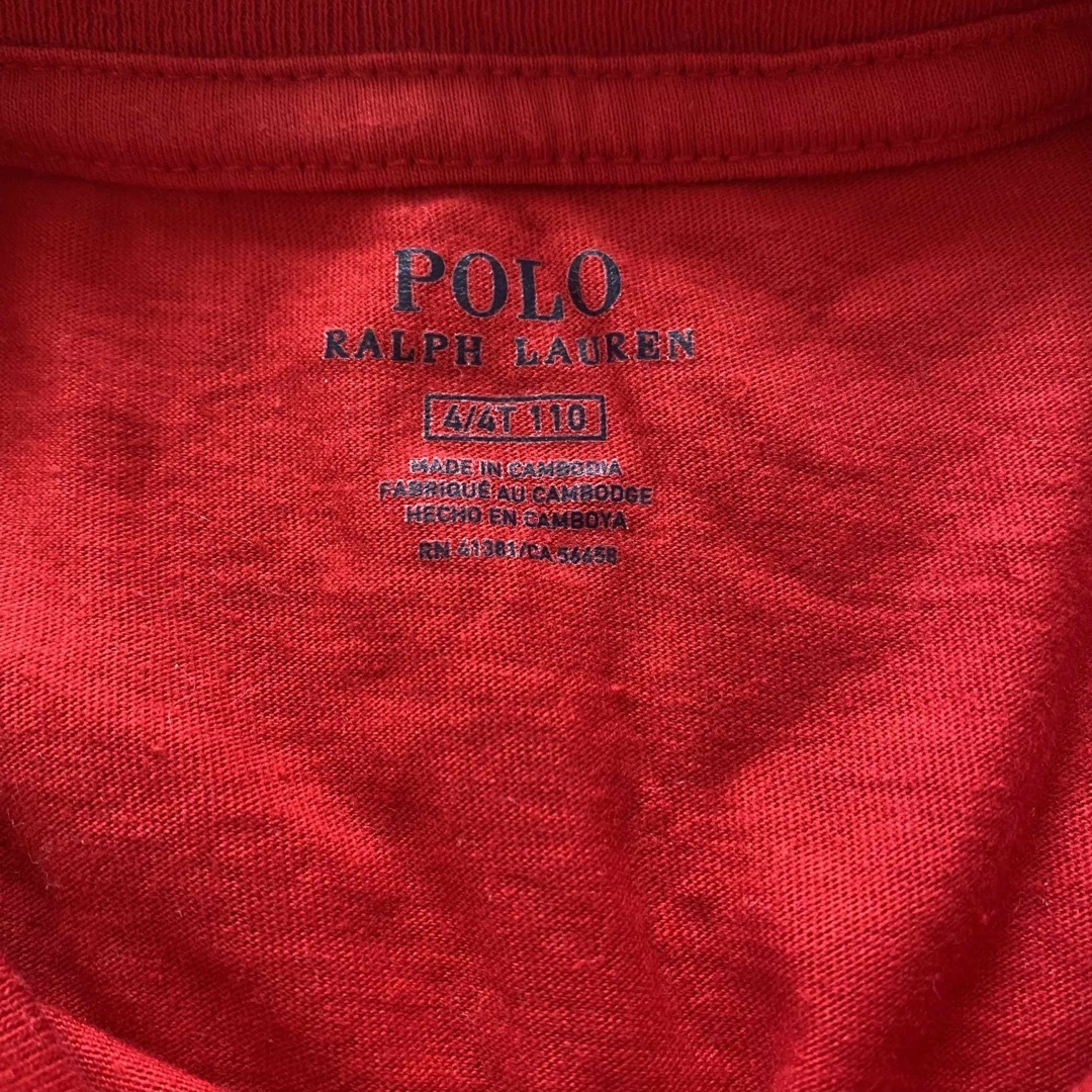 POLO RALPH LAUREN(ポロラルフローレン)のポロラルフローレン　110  長袖カットソー キッズ/ベビー/マタニティのキッズ服女の子用(90cm~)(Tシャツ/カットソー)の商品写真