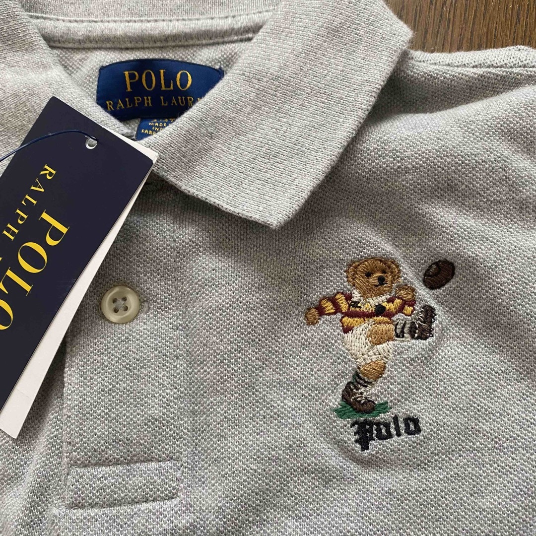 POLO RALPH LAUREN(ポロラルフローレン)の新品　ポロベア刺繍　キッズポロシャツ　４T  110 キッズ/ベビー/マタニティのキッズ服男の子用(90cm~)(Tシャツ/カットソー)の商品写真