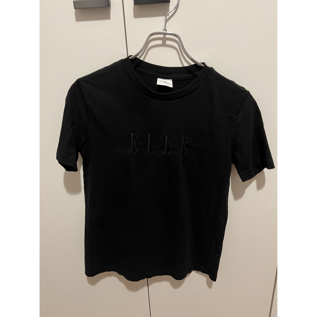 ELLE(エル)の限定品 GU×ELLE コラボTシャツ レディースのトップス(Tシャツ(半袖/袖なし))の商品写真