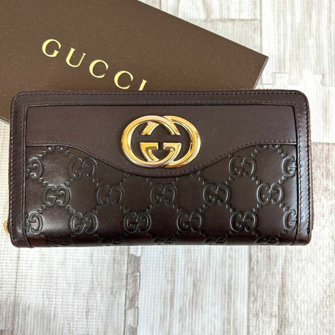 Gucci - 箱付き GUCCI グッチ ✨ 長財布 インターロッキングG スーキー