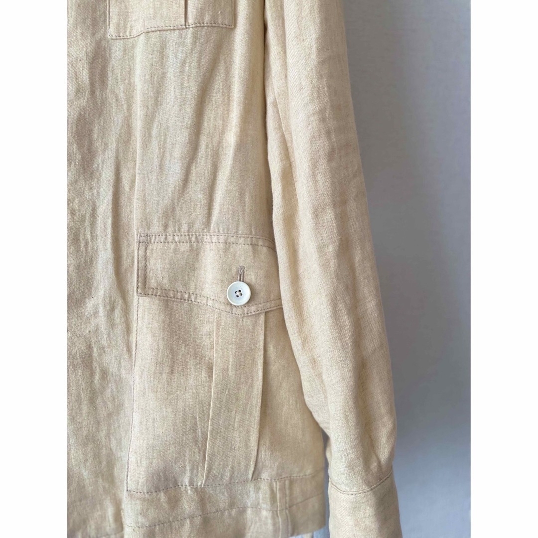 LARDINI - LARDINI ラルディーニ 48 リネンサファリジャケットの通販