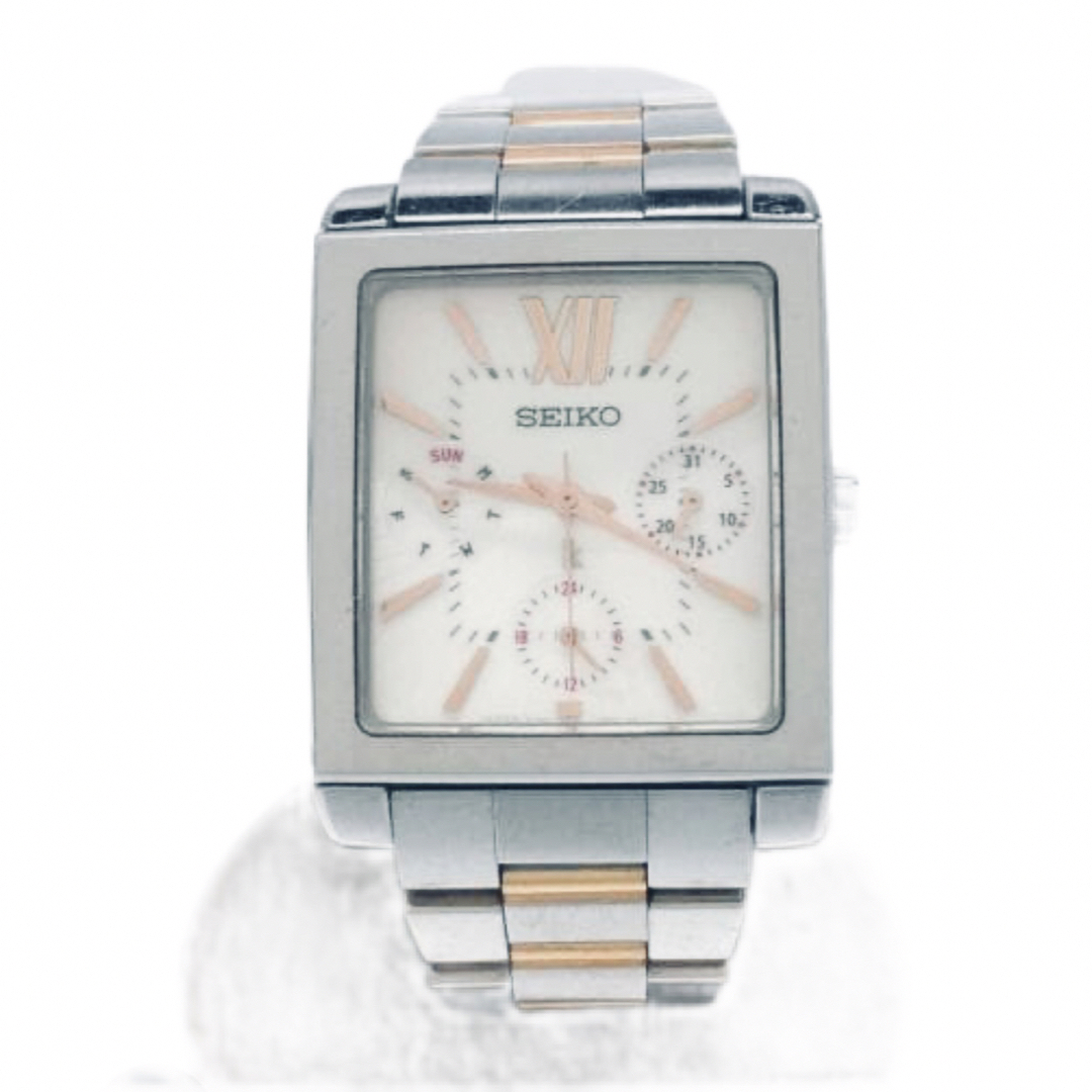 【SEIKO/セイコー】腕時計 アナログ シルバー/ホワイト 人気