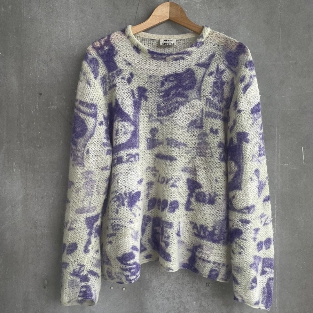 Acne Studios アクネ ストゥディオズ レディース ニット・セーター アウター Kashina abstract  floral-pattern knitted top