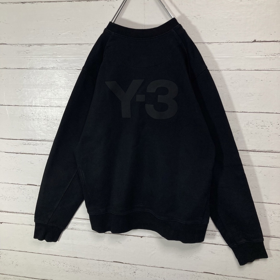 【超絶人気モデル】Y-3 ワイスリー センターロゴ 即完売 入手困難 スウェット