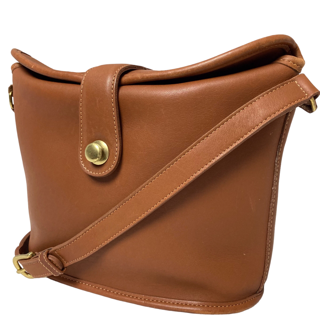 OLD COACH オールドコーチ オールレザー ショルダーバッグ ゴールド金具