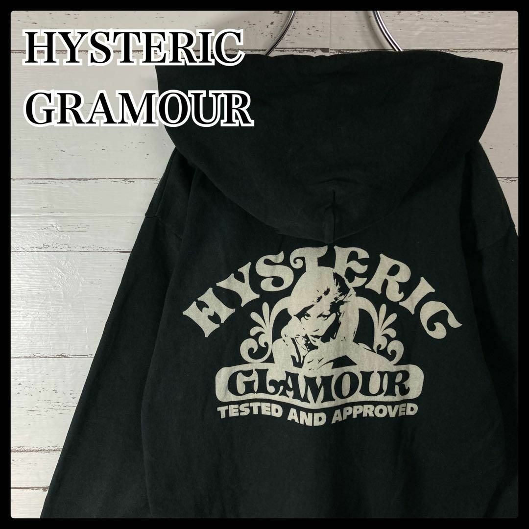 HYSTERIC GLAMOUR ヒステリックグラマー パーカー ヒスガール 黒