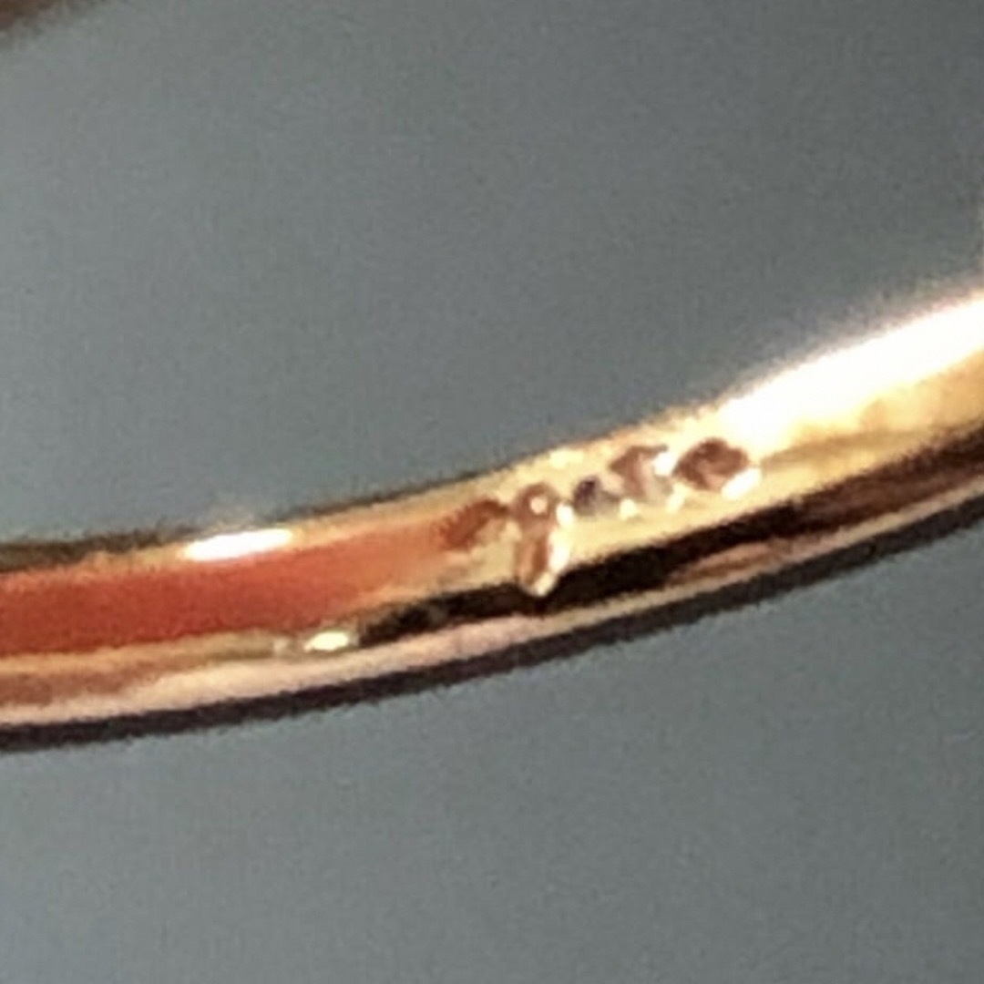 agete(アガット)のアガット ダイヤモンド0.03 K10 ピンキー リング 2号  レディースのアクセサリー(リング(指輪))の商品写真