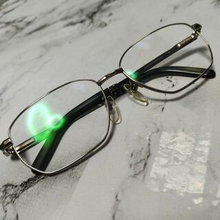 ダンヒル(Dunhill)の849超美品　ダンヒル　861　メガネ　眼鏡　度入り強　カジュアル　ゴールド(サングラス/メガネ)